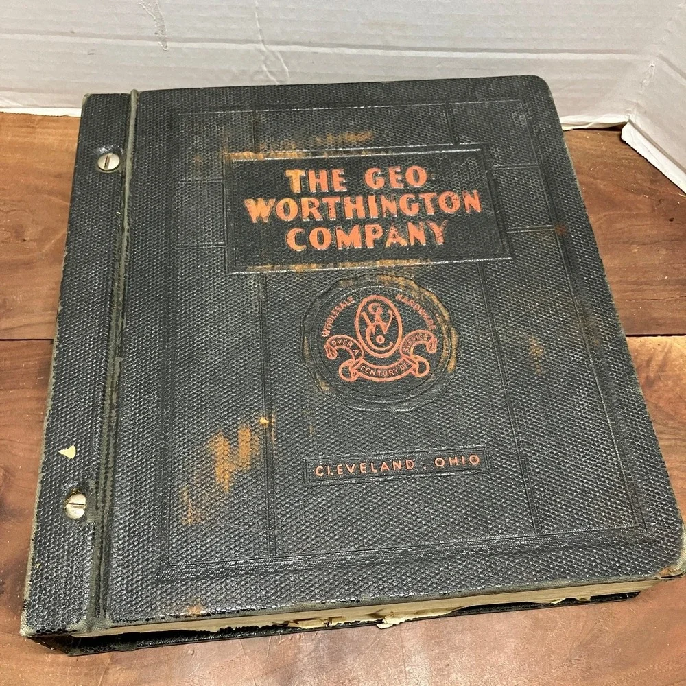 Worthington 1950 Hardware Catalog Cleveland Ohio Industrial Trade Vintage